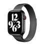 Milanese slim fit bandje - Zwart - Geschikt voor Apple Watch 38mm / 40mm / 41mm / 42mm