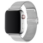 Milanese Loop bandje - Zilver - Geschikt voor Apple Watch 42mm / 44mm / 45mm / 49mm