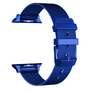 Milanese met gesp bandje - Blauw - Geschikt voor Apple Watch 38mm / 40mm / 41mm / 42mm