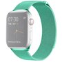 Milanese RVS bandje - Mint groen - Geschikt voor Apple Watch 38mm / 40mm / 41mm / 42mm