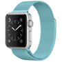 Milanese RVS bandje - Lichtblauw - Geschikt voor Apple Watch 38mm / 40mm / 41mm / 42mm