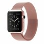 Milanese RVS bandje - Ros&eacute; goud - Geschikt voor Apple Watch 44mm / 45mm&nbsp;/ 46mm / 49mm