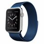 Milanese RVS bandje - Blauw - Geschikt voor Apple Watch bandje 44mm / 45mm&nbsp;/ 46mm / 49mm