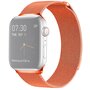 Milanese RVS bandje - Oranje - Geschikt voor Apple Watch 44mm / 45mm&nbsp;/ 46mm / 49mm