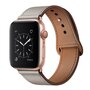 Leren bandje - Taupe - Geschikt voor Apple Watch 38mm / 40mm / 41mm / 42mm