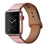 Leren bandje - Roze - Geschikt voor Apple Watch 38mm / 40mm / 41mm / 42mm