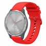 Garmin Venu 3s / Vivoactive 4s / Venu 2s / Vivomove 3s / Forerunner 255s - Soft siliconen bandje - Rood