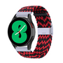 Huawei Watch GT 4 - 41mm - Braided nylon bandje - Rood / zwart