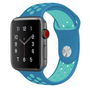 Sportbandje - Maat: S/M - Blauw - Geschikt voor Apple Watch 38mm / 40mm / 41mm / 42mm