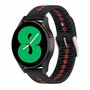 Dot Pattern bandje - Zwart met rood - Samsung Galaxy watch 7 - 40mm &amp; 44mm