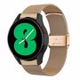 Samsung Galaxy watch 7 - 40mm / 44mm - Milanese bandje met klemsluiting - Champagne goud