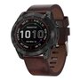 Leren bandje - Bruin - Garmin Epix Pro Gen 2 (51mm) / Quatix 7X / 6X &amp; Tactix 7 (pro)