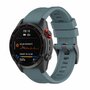 Siliconen sportbandje - Grijsblauw - Garmin Epix Pro Gen 2 (51mm) / Quatix 7X / 6X &amp; Tactix 7 (pro)