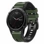 leer + siliconen bandje - Groen - Garmin Epix Pro Gen 2 (51mm) / Quatix 7X / 6X &amp; Tactix 7 (pro)