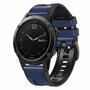 leer + siliconen bandje - Blauw - Garmin Epix Pro Gen 2 (51mm) / Quatix 7X / 6X &amp; Tactix 7 (pro)