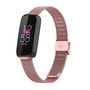 Fitbit Luxe - Milanese bandje met klemsluiting - Ros&eacute; goud