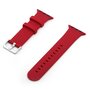 Rubberen sportbandje met gesp - Rood - Geschikt voor Apple Watch 38mm / 40mm / 41mm