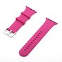 Rubberen sportbandje met gesp - Roze - Geschikt voor Apple Watch 38mm / 40mm / 41mm / 42mm