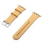 Rubberen sportbandje met gesp - Beige - Geschikt voor Apple Watch 44mm / 45mm&nbsp;/ 46mm / 49mm