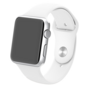 Rubberen sportbandje - Wit - Geschikt voor Apple Watch 38mm / 40mm / 41mm / 42mm