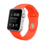 Rubberen sportbandje - Oranje - Geschikt voor Apple Watch 38mm / 40mm / 41mm / 42mm