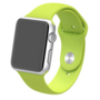 Rubberen sportbandje - Groen - Geschikt voor Apple Watch 44mm / 45mm&nbsp;/ 46mm / 49mm