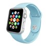 Rubberen sportbandje - Baby blauw - Geschikt voor Apple Watch 44mm / 45mm&nbsp;/ 46mm / 49mm