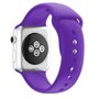 Siliconen sportbandje - Violet - Dubbele druksluiting - Geschikt voor Apple Watch 38mm / 40mm / 41mm / 42mm