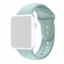 Siliconen sportbandje - Emerald Green - Dubbele druksluiting - Geschikt voor Apple Watch 44mm / 45mm&nbsp;/ 46mm / 49mm