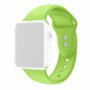 Siliconen sportbandje - Lichtgroen - Dubbele druksluiting - Geschikt voor Apple Watch 44mm / 45mm&nbsp;/ 46mm / 49mm