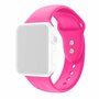 Siliconen sportbandje - Roze - Dubbele druksluiting - Geschikt voor Apple Watch 44mm / 45mm&nbsp;/ 46mm / 49mm