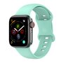 Siliconen sportbandje - Mint Groen - Maat: M/L - Geschikt voor Apple Watch 44mm / 45mm&nbsp;/ 46mm / 49mm