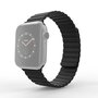 Siliconen Loop bandje - Zwart - Geschikt voor Apple Watch 38mm / 40mm / 41mm / 42mm