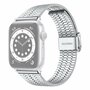 Metalen bandje - Zilver - Geschikt voor Apple watch 44mm / 45mm&nbsp;/ 46mm / 49mm