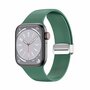 Siliconen bandje - Folding Buckle - Groen - Geschikt voor Apple Watch 44mm / 45mm&nbsp;/ 46mm / 49mm