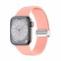 Siliconen bandje - Folding Buckle - Roze - Geschikt voor Apple Watch 44mm / 45mm&nbsp;/ 46mm / 49mm