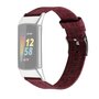 Fitbit Charge 5 &amp; 6 Nylon bandje - Bordeaux