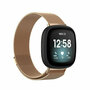 Fitbit Versa 3/4 &amp; Sense 1/2 milanese bandje - Small - Champagne goud