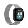 Fitbit Versa 3/4 &amp; Sense 1/2 milanese bandje - Small - Zilver