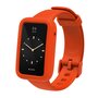 Siliconen sportbandje met case - Oranje - Xiaomi Smart band 7 Pro