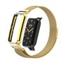 Milanese loop bandje met case - Goud - Xiaomi Smart Band 7 Pro