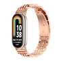 Stalen schakelbandje - Ros&eacute; goud - Xiaomi Smart band 8