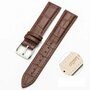 Crocodile leren bandje - Bruin - Samsung Galaxy Watch 3 - 45mm