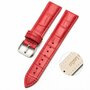 Crocodile leren bandje - Rood - Samsung Galaxy Watch 3 - 45mm