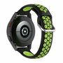 Siliconen sportbandje met gesp - Zwart + groen - Xiaomi Mi Watch / Xiaomi Watch S1 / S1 Pro / S1 Active / Watch S2