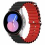 Ocean Style bandje - Zwart / rood - Xiaomi Mi Watch / Xiaomi Watch S1 / S1 Pro / S1 Active / Watch S2