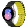 Ocean Style bandje - Zwart / geel - Xiaomi Mi Watch / Xiaomi Watch S1 / S1 Pro / S1 Active / Watch S2