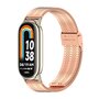 Stalen RVS band - Ros&eacute; goud - Xiaomi Smart Band 8