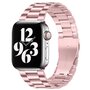 Stalen schakelband - Ros&eacute; pink - Geschikt voor Apple watch 44mm / 45mm&nbsp;/ 46mm / 49mm