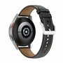 Luxe leren bandje - Zwart - Huawei Watch GT 2 &amp; GT 3 - 42mm